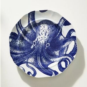 Anthropologie From the Deep Desert plates - set of 4 - Octopus